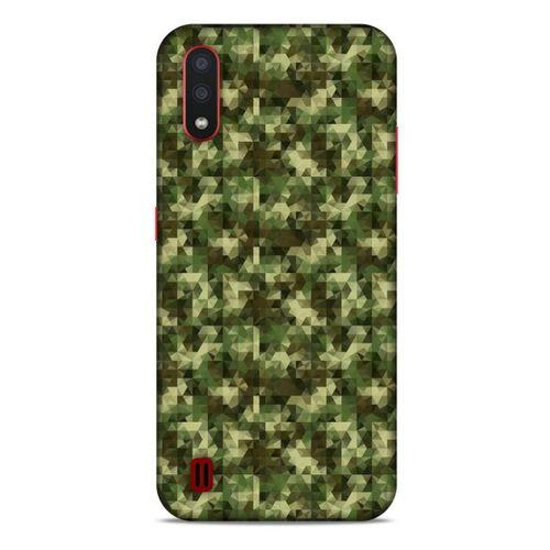 Kamuflaj 43 Samsung Galaxy A01 Kılıf Silikon Kapak