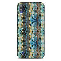Samsung Galaxy M10 Kılıf Baskılı Özel Seri Taşlı (30) Silicone Case
