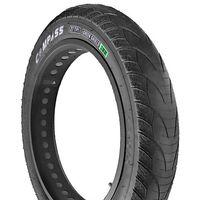 Dış Lastik Fat Bike Şehir 20x4.0 3mm Zırhlı Compass Siyah
