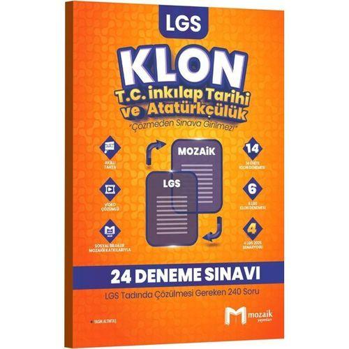 8. Sınıf LGS T.C. İnkılap Tarihi ve Atatürkçülük Klon 24 Deneme Mozaik Yayınları