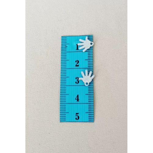 Oya Abiye Bileklik Kolye Pleksi Metalik Plastik Pul Gümüş Renk 8 gram 95 adet - BNC519