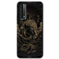 MRCİLETİSİM Huawei P Smart 2021 Kılıf HD Desen Baskılı Arka Kapak + Temperli Cam - Kıyamet