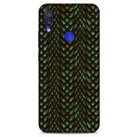 Xiaomi Redmi Note 7 Kılıf Dragons (3) Kapak Ejderha Cilt Yeşil