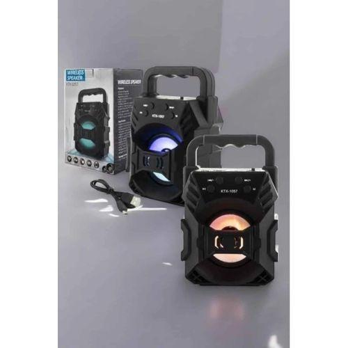 Işıklı Bluetooth Hoparlör Müzik Ve Renkli Işık Taşınabiilir