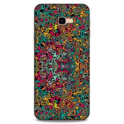 Lopard Samsung Galaxy J4 Plus Uyumlu Kılıf Soyut Sanat (30) Desenli Silicone Case