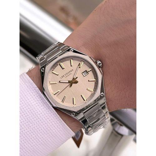 Lee Cooper İtalyan Tasarım Bileklik Hediyeli 2 Yıl Garantili 5 Atm Erkek Kol Saati ELC.08252.360