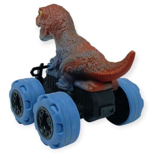 Sürtmeli Dinazor Arabalar 12 cm - H-20 - T-Rex -Kahverengi