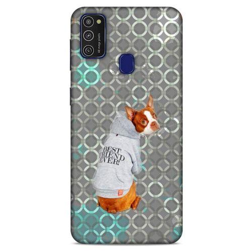 Samsung Galaxy M21 Kılıf Köpek Kıyafetleri (44) Tough Armor Kılıf Boston Terrier Eşofman