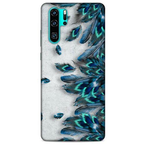 Huawei P30 Pro Kılıf Desenli Özel Seri Tüyler (41) Tank Kılıf