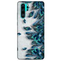 Huawei P30 Pro Kılıf Desenli Özel Seri Tüyler (41) Tank Kılıf