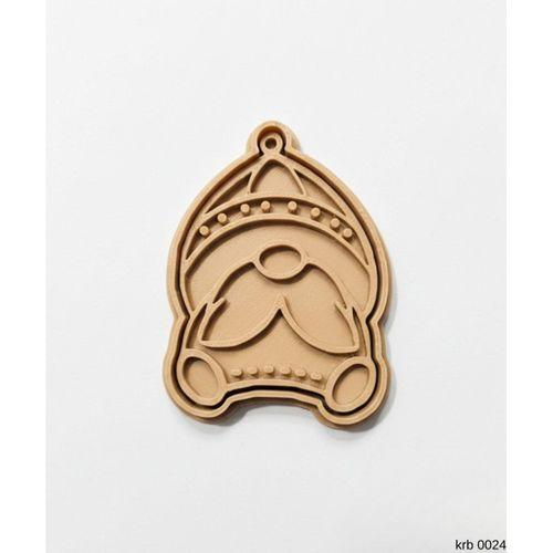 Sevimli Oturan Noel Cucesi Sekillendirici Kalip Kurabiye Hamur Kesici Seti