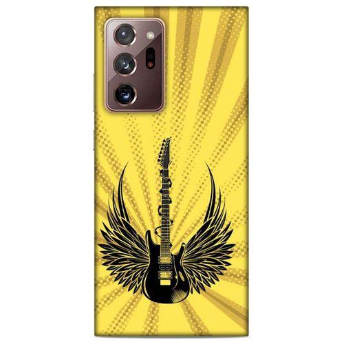 Lopard Samsung Galaxy Note 20 Ultra Uyumlu Kılıf Tattoo's (41) Tank Kılıf Gitar Dövmesi