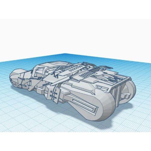 Blade Runner Kitbash Batman Tumbler Spinner (Bu ürün Sadece Plastik parçadır - Almadan Önce Soru Sorabilirsiniz)