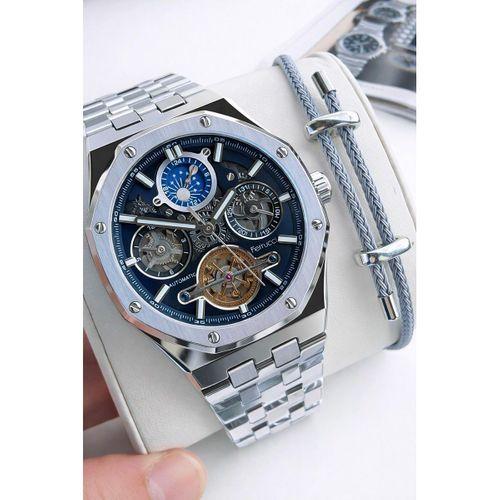 Ferrucci Otomatik Ve Kurmalı Güneş Ve Mehtap Kadranlı 2 Yıl Garantili Erkek Kol Saati BFC.M3571.S3