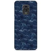 Mermer Desenli (15) Tema Antişok Kılıf Lacivert Xiaomi Redmi Note 9S Kılıf