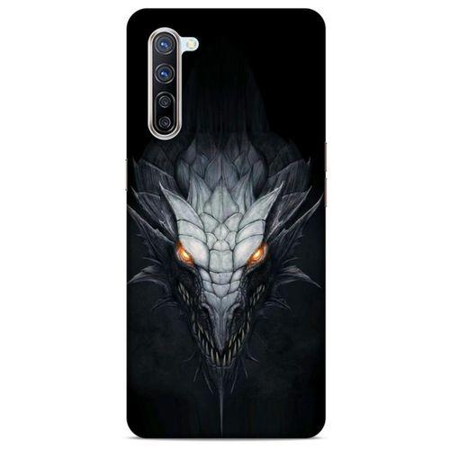 Oppo Reno 3 Pro 5g Kılıf Dragons (13) Silikon Kap Gri Ejderha