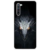 Oppo Reno 3 Pro 5g Kılıf Dragons (13) Silikon Kap Gri Ejderha