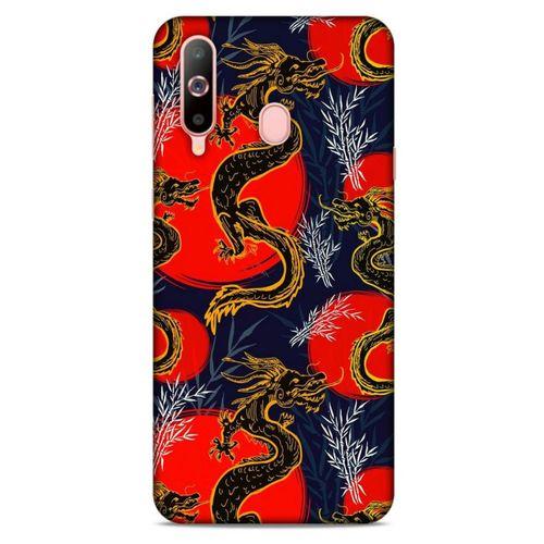 Samsung Galaxy A60 Kılıf Dragons (30) Silicone Case Ejderha Cizimi
