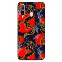 Samsung Galaxy A60 Kılıf Dragons (30) Silicone Case Ejderha Cizimi