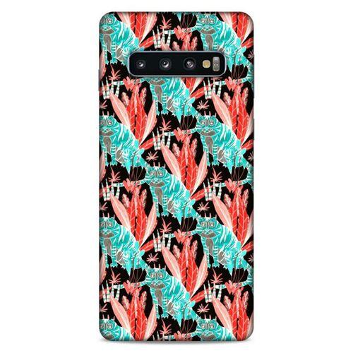 Lopard Samsung Galaxy S10 Uyumlu Kılıf Manipülasyon ☻ (5) Koruma Kabı Baskılı
