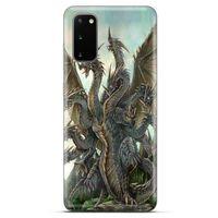Xiaomi Poco M3 Kılıf Dragons (35) Fit Design Kılıf 9 Başlı Ejderha