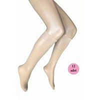 12 Adet Parlak Dizaltı Kadın Çorap 15 Denye Sahra 51