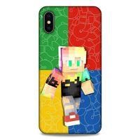 Lopard Apple iPhone XS Max Uyumlu Kılıf PiXel (49) Ultra Silikon Kılıf DJ MC