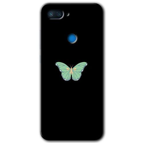 Xiaomi Mi 8 Lite Kılıf HD Desen Baskılı Arka Kapak - Butterfly Tree