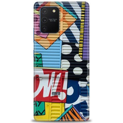 Samsung Galaxy A91 / S10 Lite Kılıf HD Baskılı Kılıf - Grafiti + Tam Ekran Koruyucu