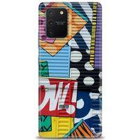 Samsung Galaxy A91 / S10 Lite Kılıf HD Baskılı Kılıf - Grafiti + Tam Ekran Koruyucu