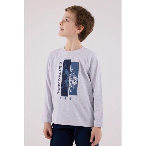 U.S. Polo Assn  Uzun Kol Pijama Takım US2206-4 Karmelanj