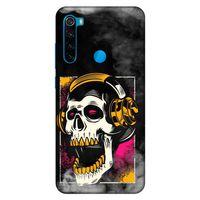 Lopard Xiaomi Redmi Note 8 Uyumlu Kılıf Tattoo's (10) Full Koruma Kılıfı Turuncu