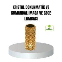 Kristal Rgb Led’li Kumandalı Masa Ve Gece Lambası – Renkli Işık Modlarıyla Şık Dekoratif Aydınlatma