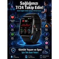 Akıllı Saat Wireless Şarj Yüksek Çözünürlüklü Müzik Dinleme Sesli Cevaplama Yeni Nesil