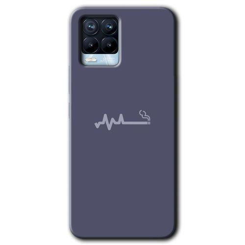 Realme 8 Pro Kılıf Baskılı Arka Kapak - Sigara Zararlıdır +Tam Ekran Koruyucu