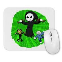 Toddyn Bendy Sans Puppet Green Mouse Pad
