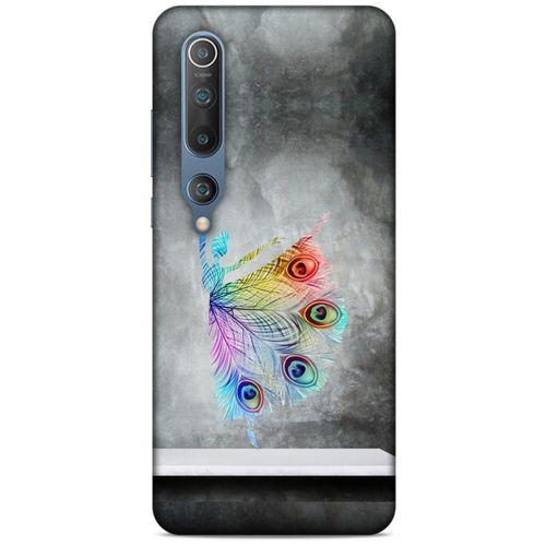 Xiaomi Mi 10 Kılıf Desenli Özel Seri Tüyler (38) Neo Hybrid Kılıf