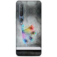 Xiaomi Mi 10 Kılıf Desenli Özel Seri Tüyler (38) Neo Hybrid Kılıf