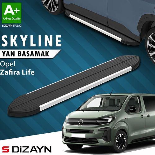 S-Dizayn Opel Zafira Life Skyline Aluminyum Yan Basamak 213 Cm 2020 Üzeri A+ Kalite