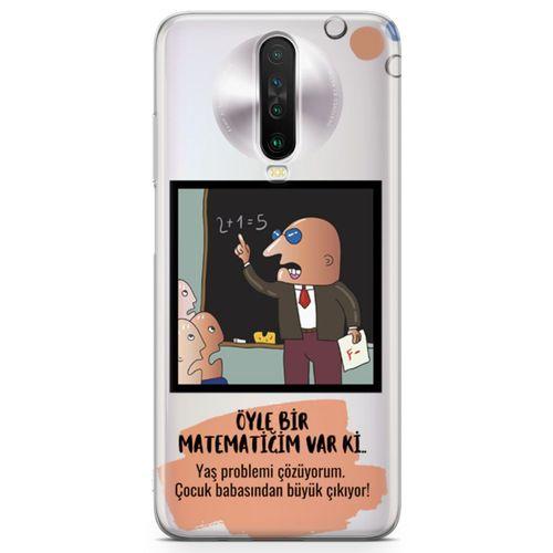 Xiaomi Redmi K30 Kılıf Caps Matematik Arka Kapak Koruma Desenli Full Koruyucu