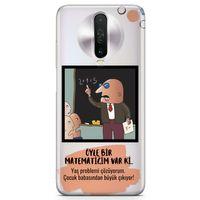 Xiaomi Redmi K30 Kılıf Caps Matematik Arka Kapak Koruma Desenli Full Koruyucu