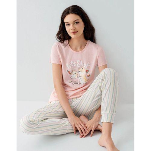 Arnetta 3571-s Kısa Kol Pijama Takımı