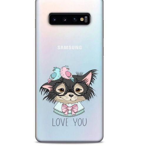 Zoologix (82) Samsung Galaxy S20 Ultra Şeffaf Kılıf Silikon Desenli