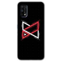 Realme 7 Pro Kılıf Baskılı Kapak - Kilit + 5D Tam Kaplayan Cam