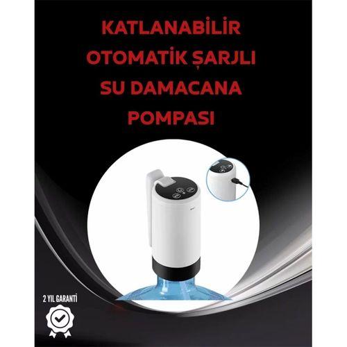 Daana Üstü Akıllı Su Pompası | 3 Daana Kullanım | 4w Güç | Micro Usb Şarjlı | Katlanabilir & Taşınabilir