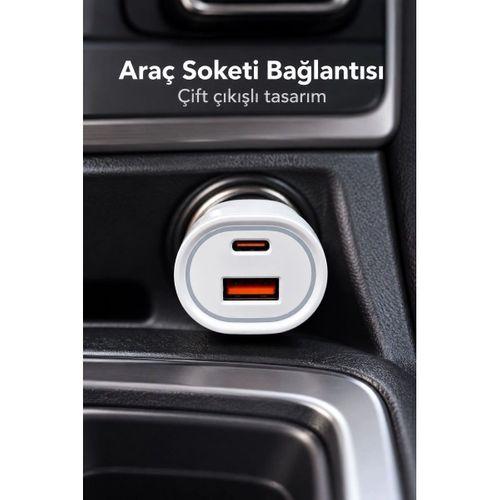 40w Maksimum Güçlü Araç İçi Şarj Cihazı
