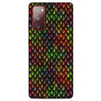 Samsung Galaxy S20 Fe Kılıf Dragons (6) Silikon Kılıf Ejderha Skin Çok Renkli