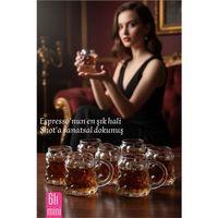 Mini Bubble Espresso & Shot Bardak Borosilikat Cam – 6'li Set (6x5 cm)