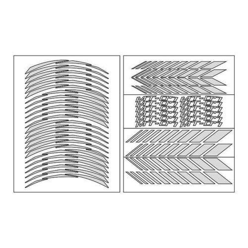 YAMAHA Yamaha Reflektör Beyaz Mt-07 Uyumlu Racıng 1 Set Jant Şeridi