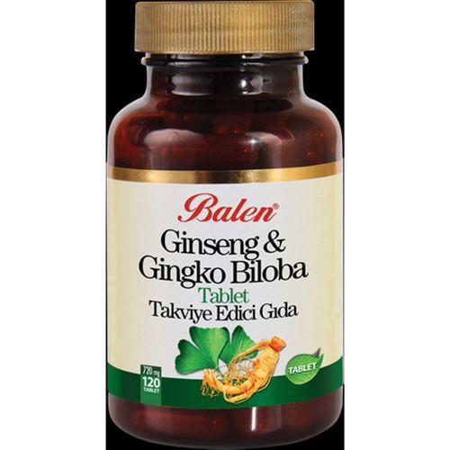 Ginseng & Ginko Biloba Tablet 720 mg / 120 Tablet Balen